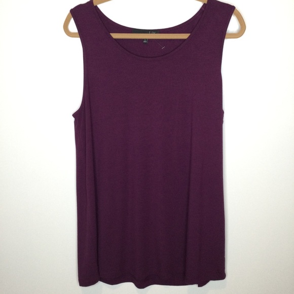 LIV by Habitat Tank in Plum Size 1 - Picture 2 of 7